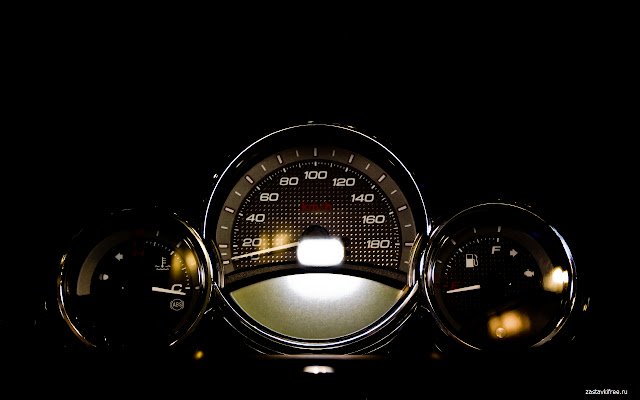 Black Speedometer mula sa Chrome web store na tatakbo sa OffiDocs Chromium online