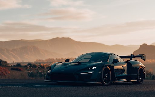 Black Supercar on Mountain Roads  from Chrome web store to be run with OffiDocs Chromium online