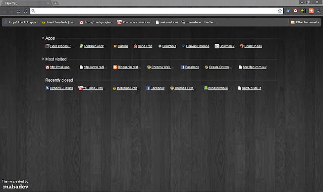 Czarne drewno ze sklepu internetowego Chrome, które można uruchomić za pomocą OffiDocs Chromium online