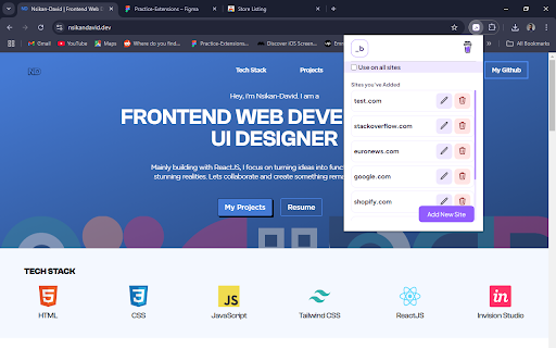 _blank  from Chrome web store to be run with OffiDocs Chromium online