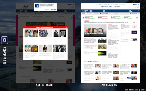 BlankADS  from Chrome web store to be run with OffiDocs Chromium online