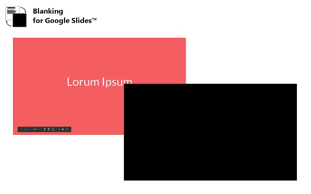 Blanking for Google Slides™  from Chrome web store to be run with OffiDocs Chromium online