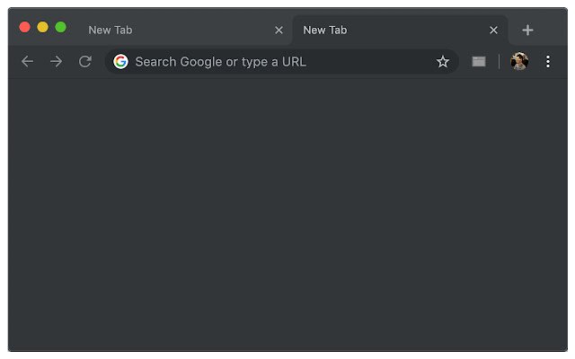 Blank New Tab Dark Mode  from Chrome web store to be run with OffiDocs Chromium online