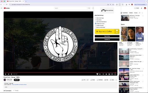 BlanqTube  from Chrome web store to be run with OffiDocs Chromium online