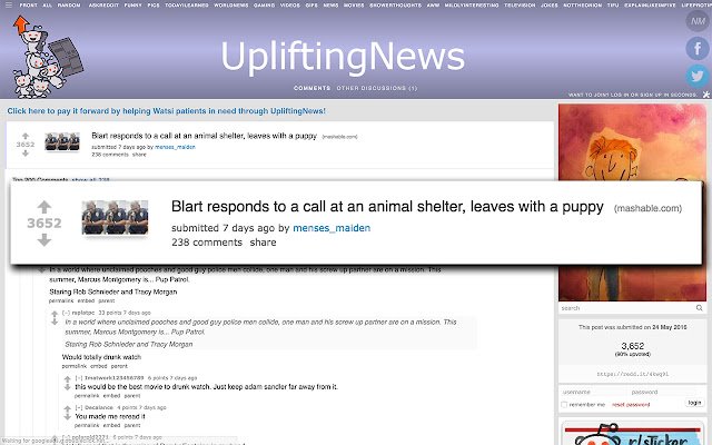 Blartification  from Chrome web store to be run with OffiDocs Chromium online