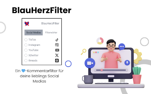 BlauHerzFilter  from Chrome web store to be run with OffiDocs Chromium online