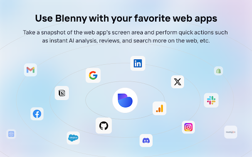 Blenny AI Vision Co Pilot Powered by GPT 4V  from Chrome web store to be run with OffiDocs Chromium online