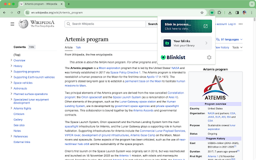 Blinkist AI  from Chrome web store to be run with OffiDocs Chromium online