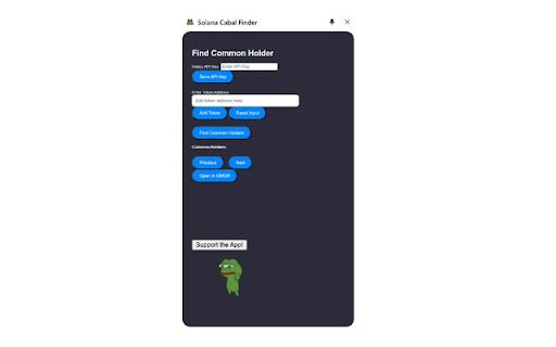 Blockchain Cabal Detector  from Chrome web store to be run with OffiDocs Chromium online