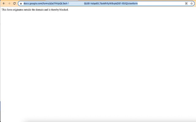 Block Forms  from Chrome web store to be run with OffiDocs Chromium online