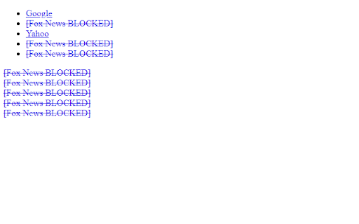 Block Fox News from Chrome web store to be run with OffiDocs Chromium online Block Fox News from Chrome web store to be run with OffiDocs Chromium online