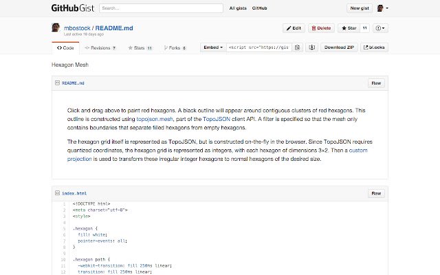bl.ocks.org  from Chrome web store to be run with OffiDocs Chromium online
