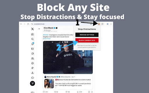 Block Website: Self Control  from Chrome web store to be run with OffiDocs Chromium online