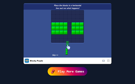 Blocky Puzzle Game Master the Art of Strategic Block Placement!  from Chrome web store to be run with OffiDocs Chromium online