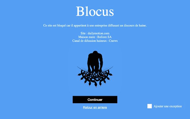 Blocus  from Chrome web store to be run with OffiDocs Chromium online