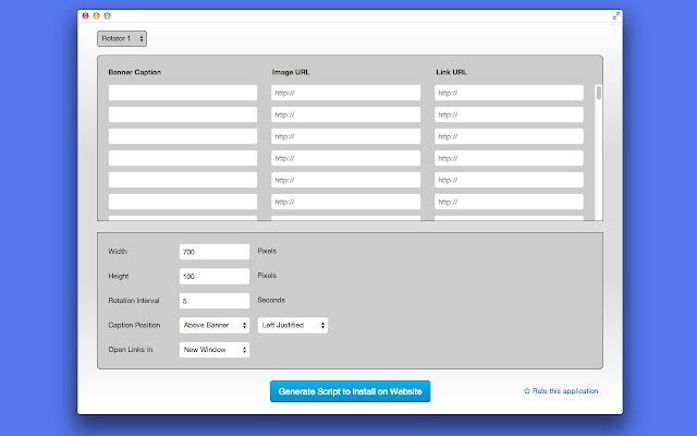 Pemutar Sepanduk Blog daripada kedai web Chrome untuk dijalankan dengan OffiDocs Chromium dalam talian