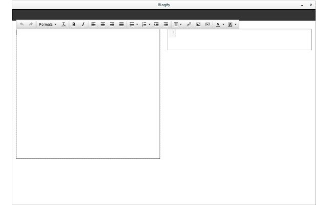 Blogify  from Chrome web store to be run with OffiDocs Chromium online