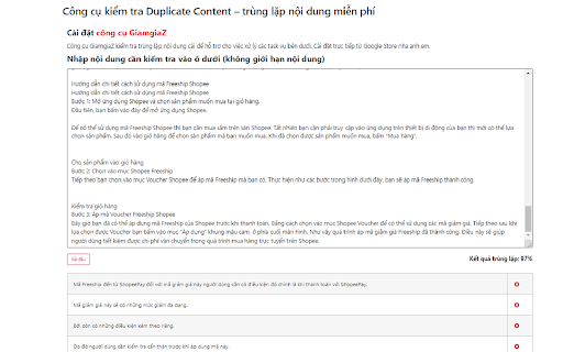 Blog Săn Sale Free Plagiarism Checker  from Chrome web store to be run with OffiDocs Chromium online