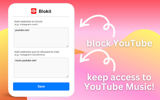 Blokit: Block Websites  Keep Focused  from Chrome web store to be run with OffiDocs Chromium online