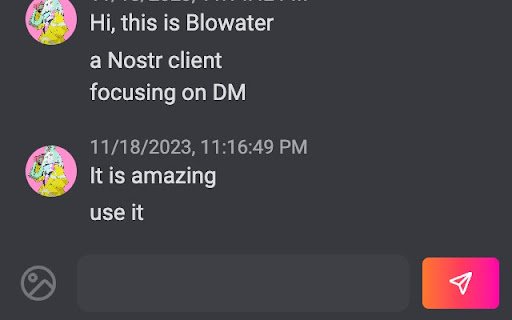 Blowater  from Chrome web store to be run with OffiDocs Chromium online
