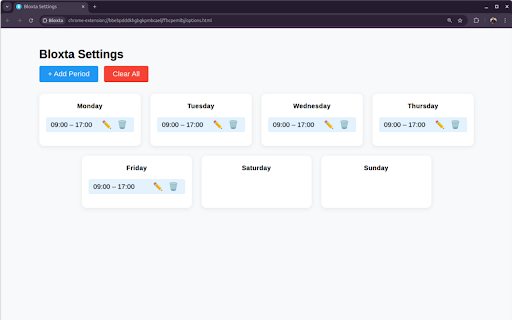 Bloxta  from Chrome web store to be run with OffiDocs Chromium online