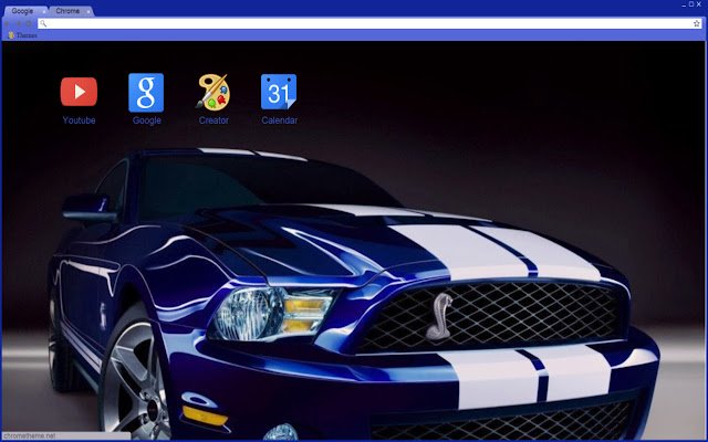 Blue 2015 Shelby Cobra de la magazinul web Chrome va fi rulat cu OffiDocs Chromium online