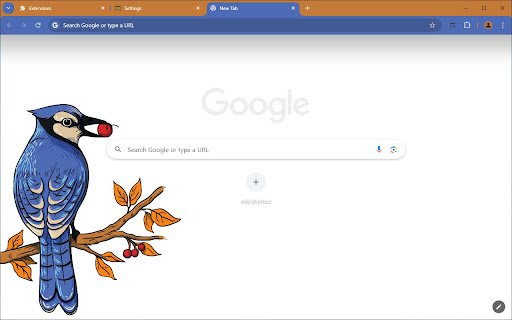 Bluebird mula sa Chrome web store na tatakbo sa OffiDocs Chromium online