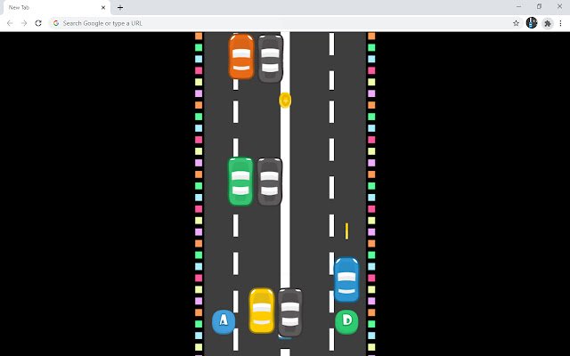 Blue Car Racing Game mula sa Chrome web store na tatakbo sa OffiDocs Chromium online