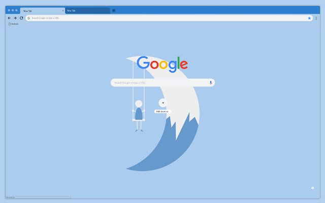 Blue crescent  from Chrome web store to be run with OffiDocs Chromium online