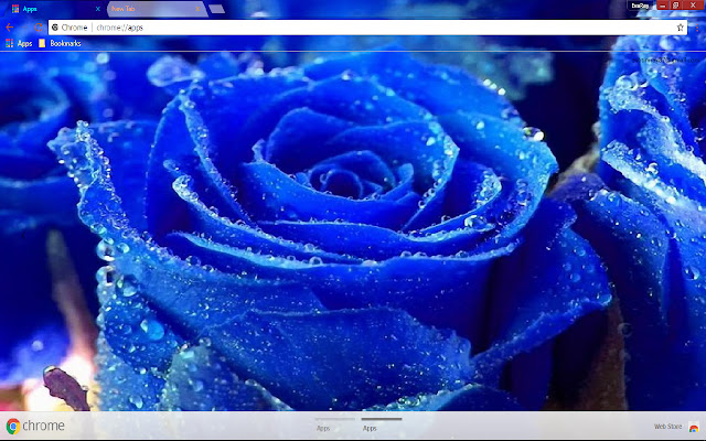 Blue Flower 1366*768  from Chrome web store to be run with OffiDocs Chromium online