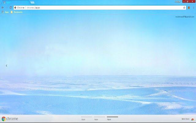 Blue Horizon Snow White Winter از فروشگاه وب Chrome با OffiDocs Chromium به صورت آنلاین اجرا می شود
