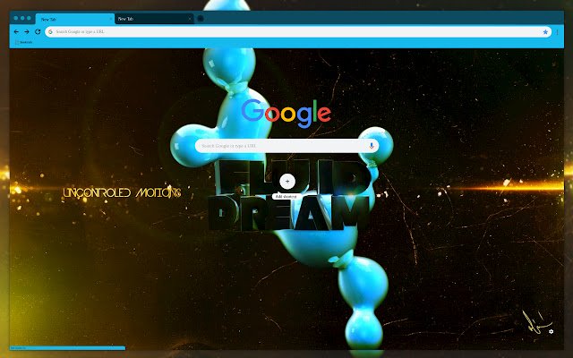 Blauwe moleculen uit de Chrome-webwinkel die met OffiDocs Chromium online kan worden uitgevoerd