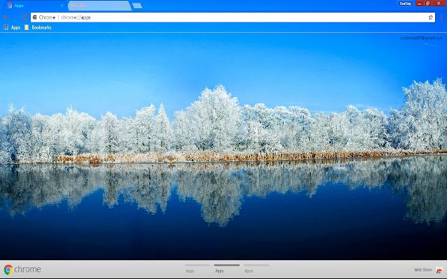 Blue Nature Reflection Sky de la boutique en ligne Chrome sera exécuté avec OffiDocs Chromium en ligne