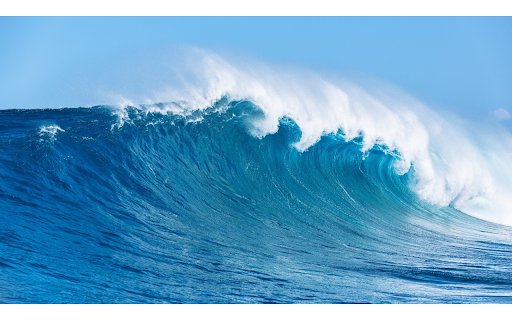 Blue Ocean Wave  from Chrome web store to be run with OffiDocs Chromium online