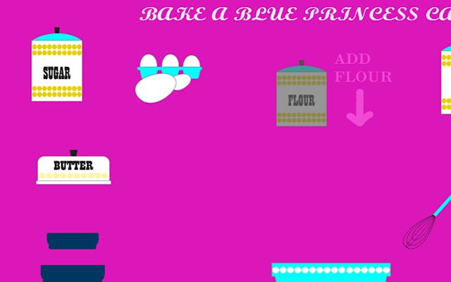 O jogo Blue Princess Cake Baking da Chrome Web Store será executado com o OffiDocs Chromium online