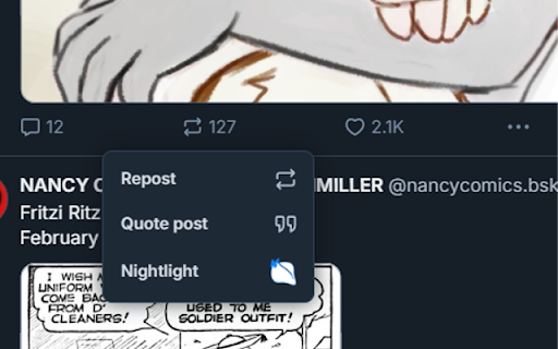Bluesky to Nightlight from Chrome web store to be run with OffiDocs Chromium online Bluesky to Nightlight from Chrome web store to be run with OffiDocs Chromium online