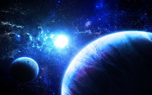 Blue Space  from Chrome web store to be run with OffiDocs Chromium online