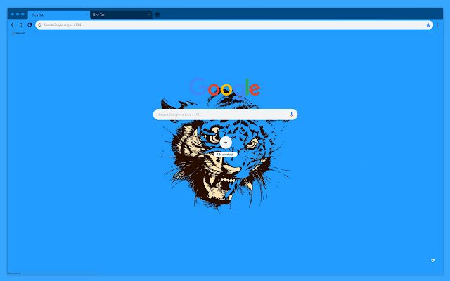 Blue tiger mula sa Chrome web store na tatakbo sa OffiDocs Chromium online