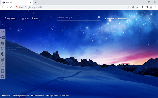 Blue Wallpaper  from Chrome web store to be run with OffiDocs Chromium online