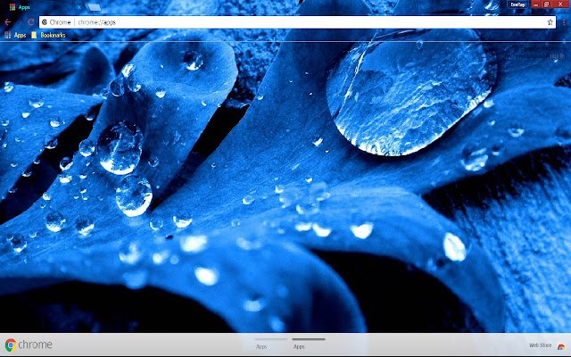 Blue Water Drop 1920*1080 uit de Chrome-webwinkel wordt uitgevoerd met OffiDocs Chromium online