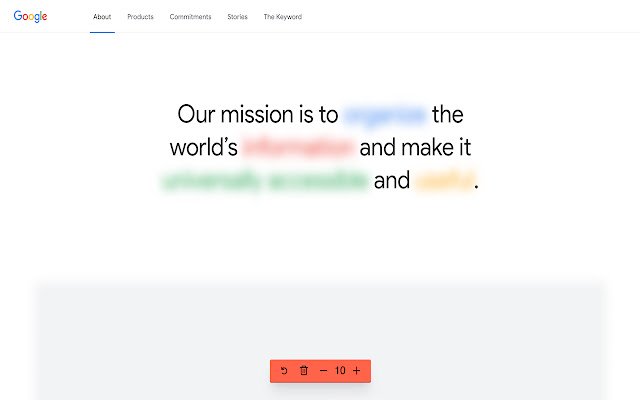 Blurbie Website Blurrer  from Chrome web store to be run with OffiDocs Chromium online