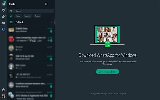 BlurChat  from Chrome web store to be run with OffiDocs Chromium online