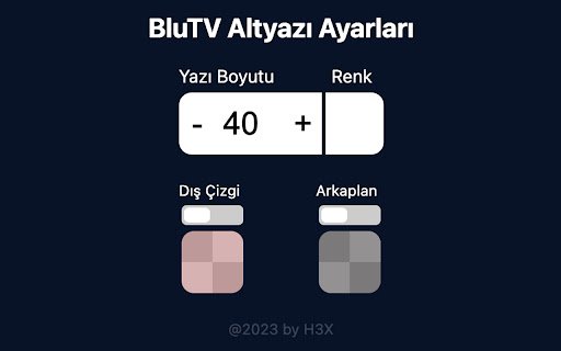 BluTV Altyazı  from Chrome web store to be run with OffiDocs Chromium online