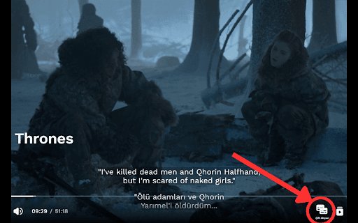BluTV Çift Altyazı  from Chrome web store to be run with OffiDocs Chromium online