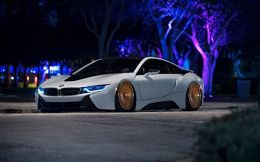 BMW i8 at Night – Modern Design and Style  from Chrome web store to be run with OffiDocs Chromium online