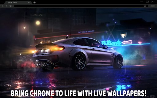 BMW M4 Parked Live Wallpaper  from Chrome web store to be run with OffiDocs Chromium online