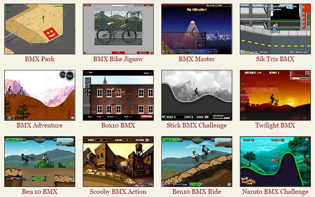 Bmx Games mula sa Chrome web store na tatakbo sa OffiDocs Chromium online