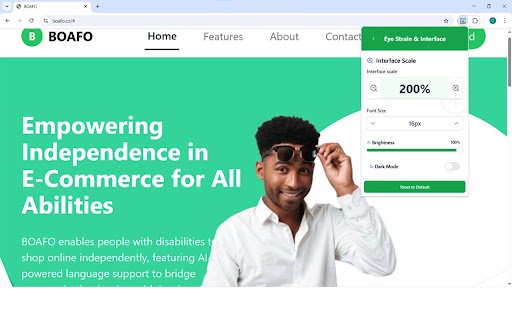 Boafo  from Chrome web store to be run with OffiDocs Chromium online