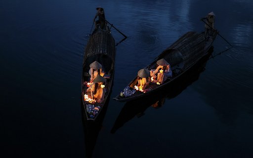 Boats and lanterns  from Chrome web store to be run with OffiDocs Chromium online