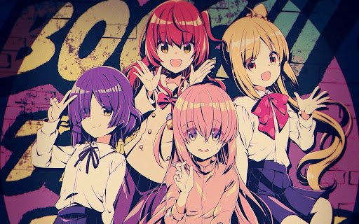 Bocchi the Rock Browser Theme  from Chrome web store to be run with OffiDocs Chromium online